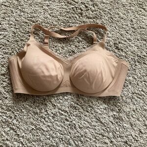 Honeylove Seamless crossover Tan women’s size 38D/DD XL Bra